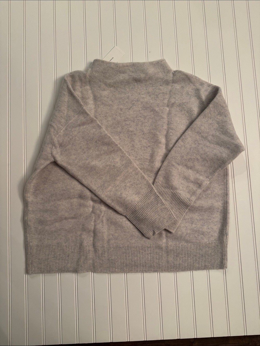 Vince 100% Cashmere Dolman Sweater | 1X | NWT | Light Gray | $425 Retail - Picture 7 of 7